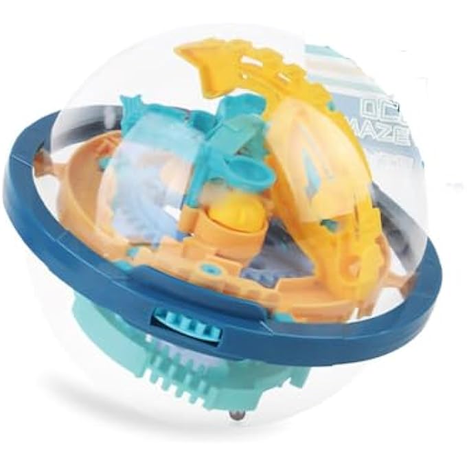 3D GRAVITY MAZE GAME BRAIN TEASER FIDGET, TOY PUZZLE BALL | ANXIETY RELIEF ITEMS | COOL STUFF | SENSORY TOYS FOR KIDS & ADULTS AGES 6+ - Image 1